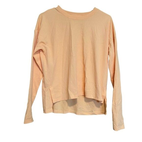 Calia Bubble Mesh Long Sleeve Tee Ripe Boysenberry Size Small - Picture 3 of 10